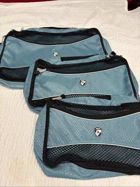Heys Light Blue Travel Packing Cubes - 3pc Set